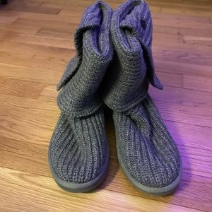 UGG Cardy Li Suede Gray Boots